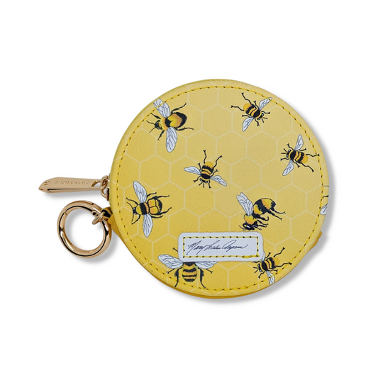 Mary Lake-Thompson Bees round zipper case