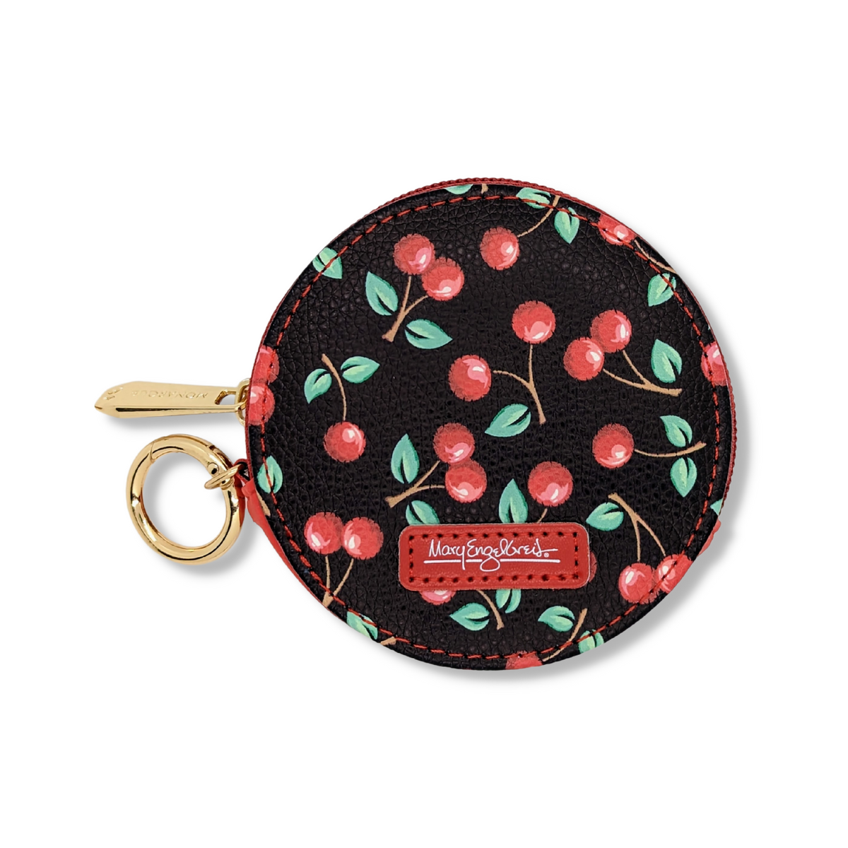 Mary Engelbreit Cherries round zipper case