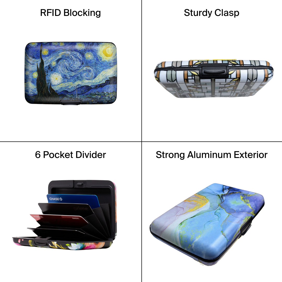 Great Horned Owl RFID Armored Wallet