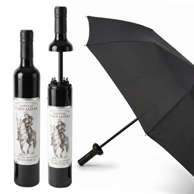 Wine Bottle Umbrella - Château Chevalière Bordeaux