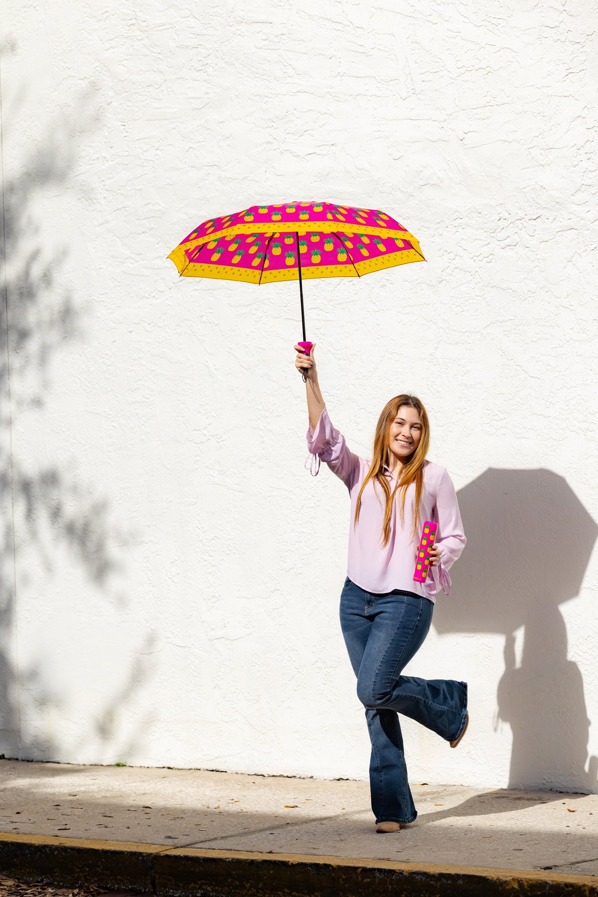 Pineapple Punch Bottle Umbrella lifestyle