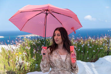 Wine Bottle Umbrella -  Beach Club Rosé