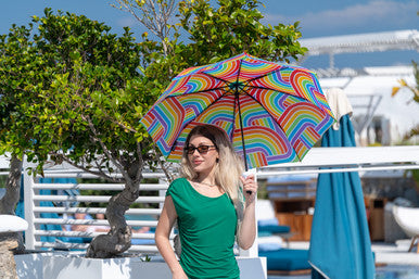 Vinrella Rainbow Reverie Umbrella in a Bottle