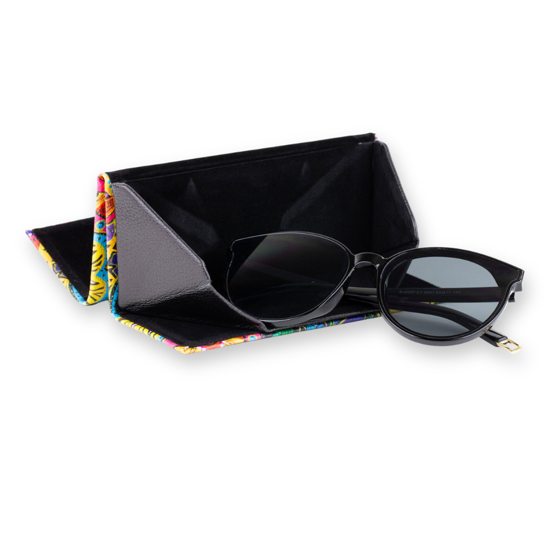 Laurel Burch Balinese Woman Eyeglass & Sunglasses Case