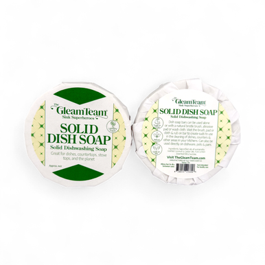 The Gleam Team Solid Dish Soap Bar