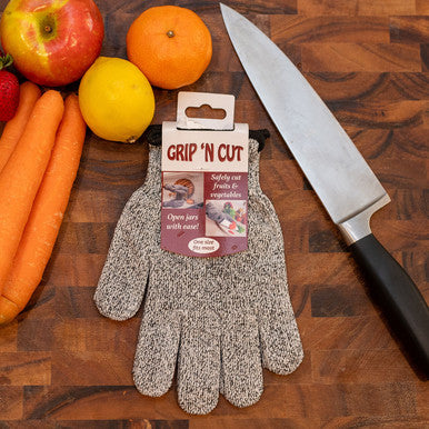 Grip N Cut Gloves - Durable HPPE Fiber with Silicone Dot Grip for Enhanced Handling
