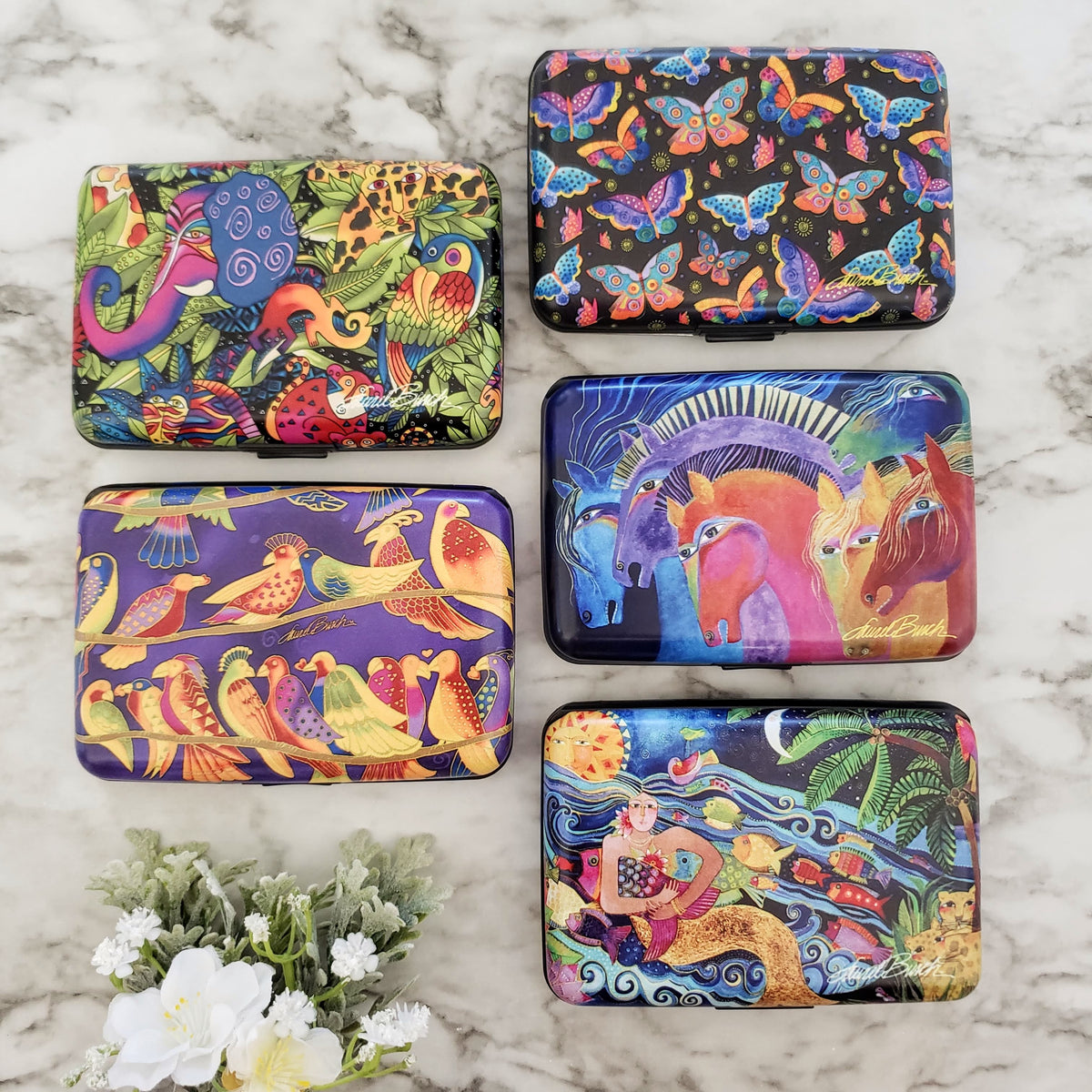 Laurel Burch Mariposas RFID Armored Wallet