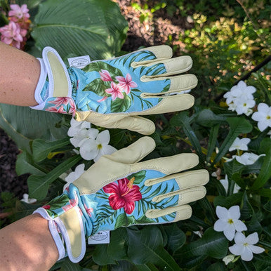 Palm Leather Gloves - Wrist Length for Durable and Stylish Protection