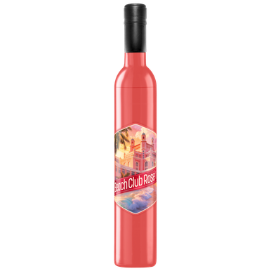 Wine Bottle Umbrella -  Beach Club Rosé