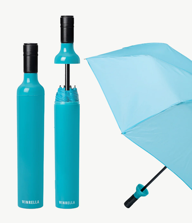 Vinrella Turquoise Bottle Umbrella