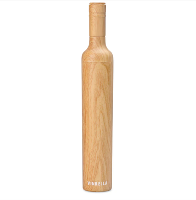 Light Wood Umbrella in a Bottle