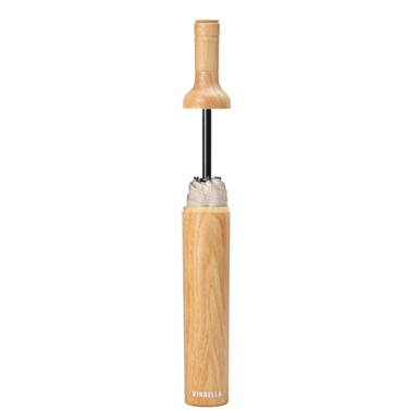 Light Wood Umbrella in a Bottle