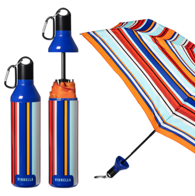 VINRELLA Striped Out Water Bottle Umbrella