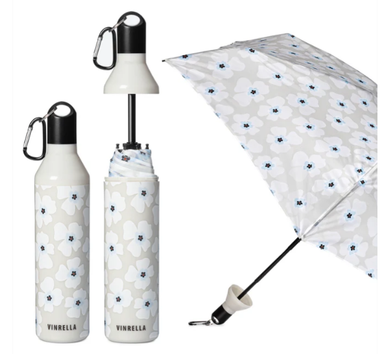 Nikki on Gray Water Bottle Umbrella