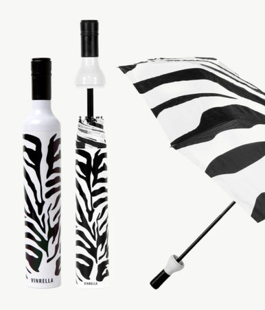 Vinrella Zebra Bottle Umbrella