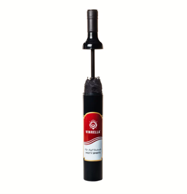 Vinrella Misty Spirits Labeled Bottle Umbrella