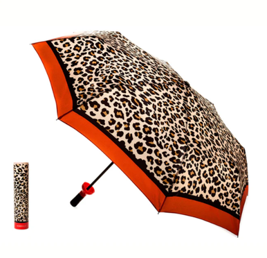 Vinrella Leopard Print Bottle Umbrella