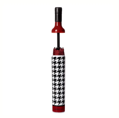Happening Houndstooth Wine Bottle Umbrella