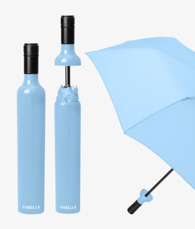 Powder Blue Umbrella in a Bottle