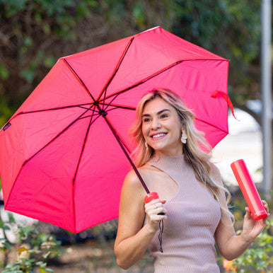 Vinrella Pink Punch Umbrella in a Bottle