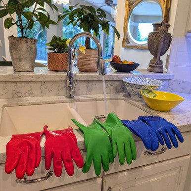 True Blues Gloves Green Red and Blue