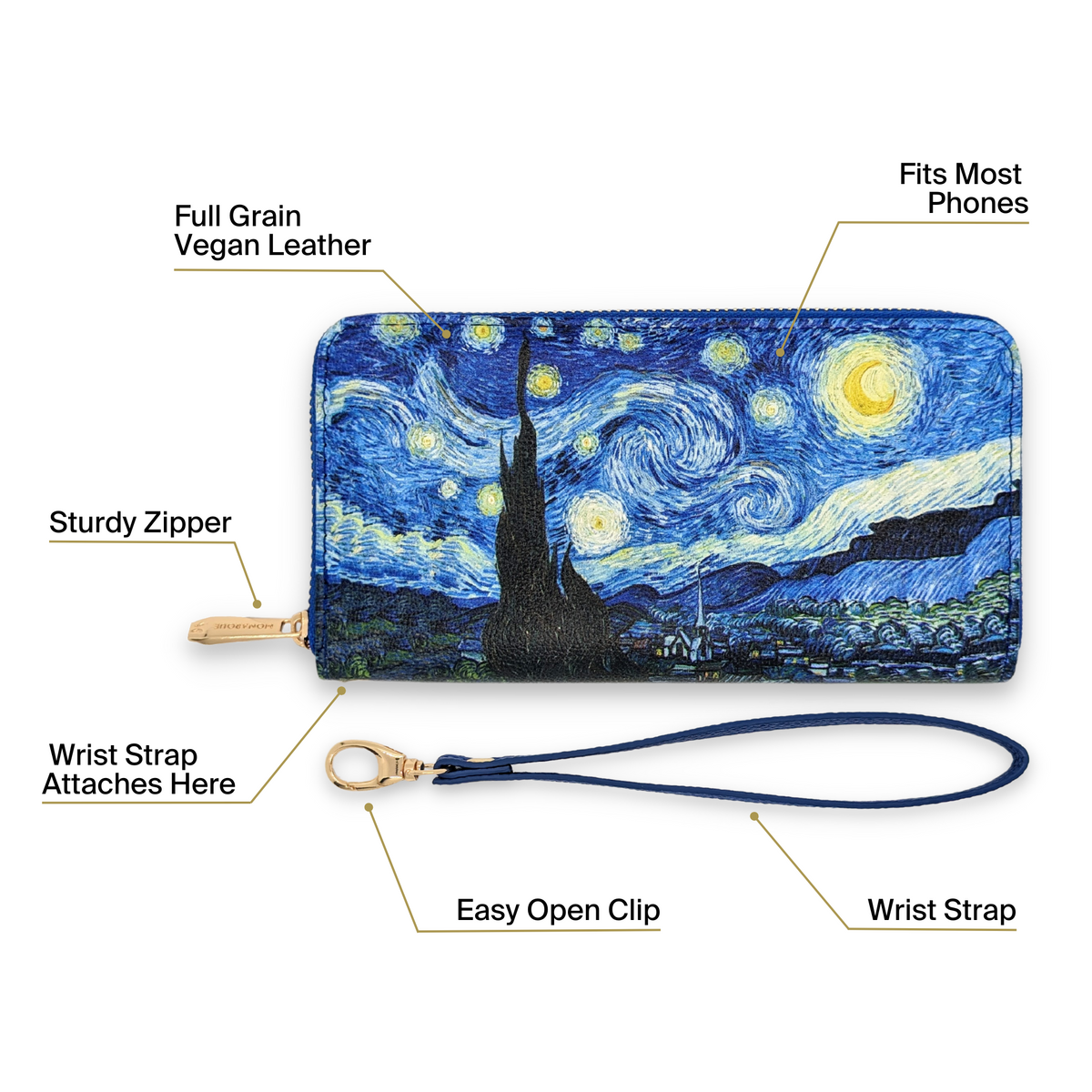 Mary Engelbreit Cherry Daisy Wristlet Wallet