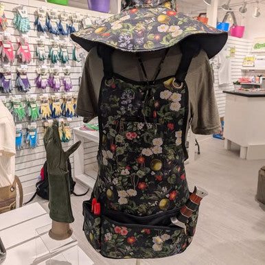 Floral Pattern Garden Apron - Stylish and Practical Gardening Apron