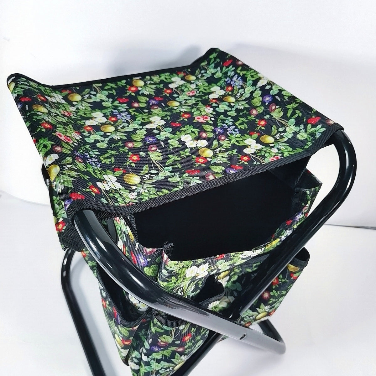Midnight Bloom UtiliSeat Garden Tool Bench — lifestyle square