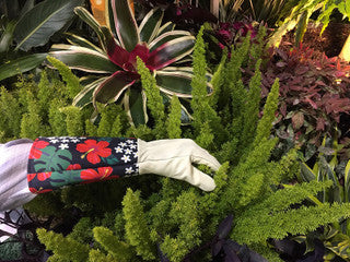 Hibiscus Gauntlet Gloves