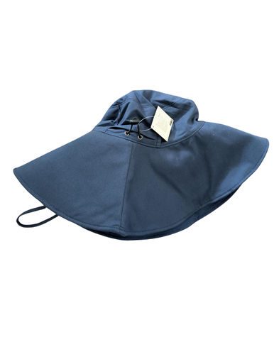 Navy Wide Brim Gardening Hat
