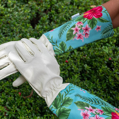 Palm Leather Gloves - Gauntlet Lengt