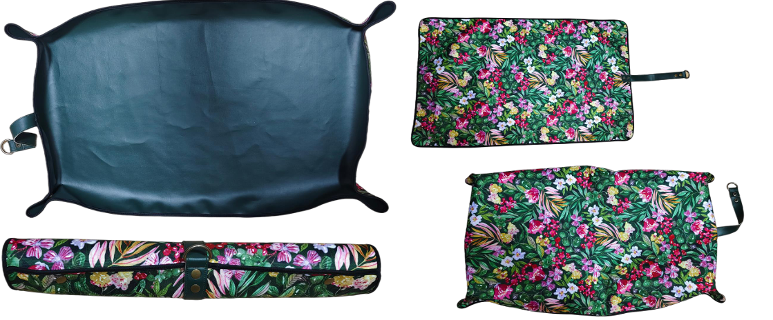 The Ultimate Gardener’s Potting Mat Green Floral