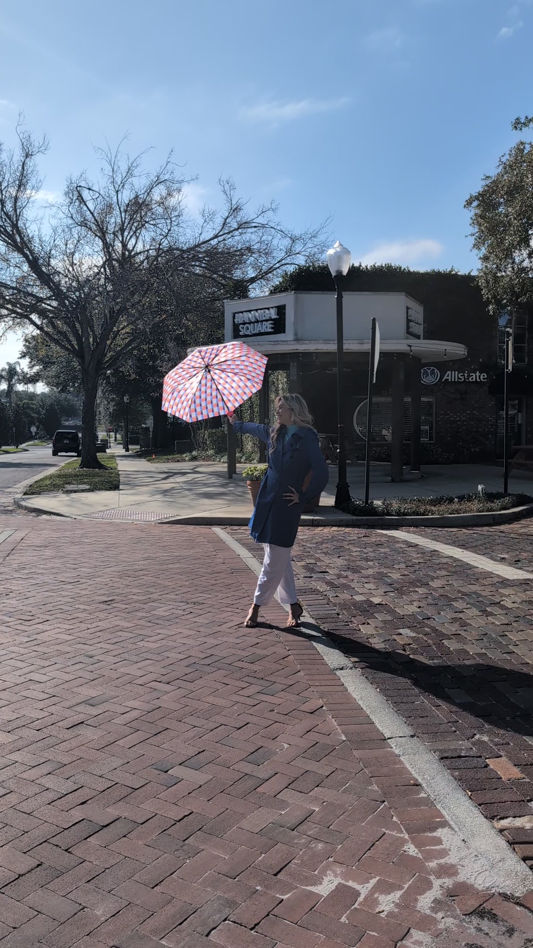 Vinrella Umbrella in a Bottle - Checkers