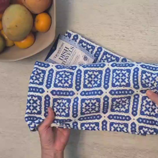 The Gleam Team French Terry Dish Towel Set/2 — product video