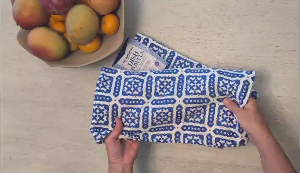 The Gleam Team French Terry Dish Towel Set/2 — product video