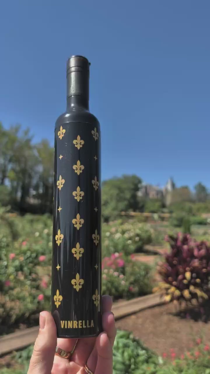 Fleur de Lis Bottle Umbrella
