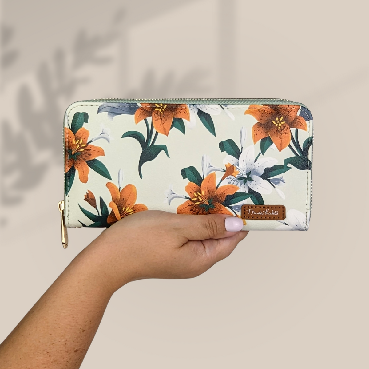 Frida Kahlo Tiger Lily Wristlet Wallet
