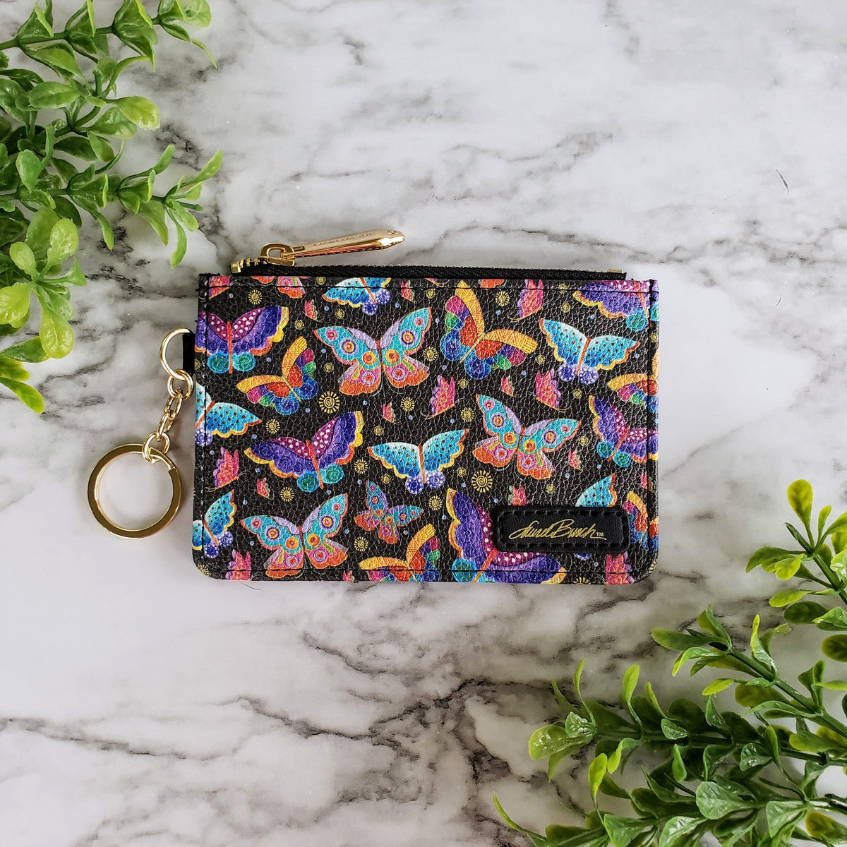 Laurel Burch Mariposas Keychain Wallet