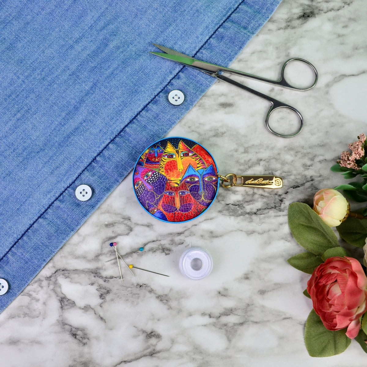 Laurel Burch Fantasticats Tape Measure