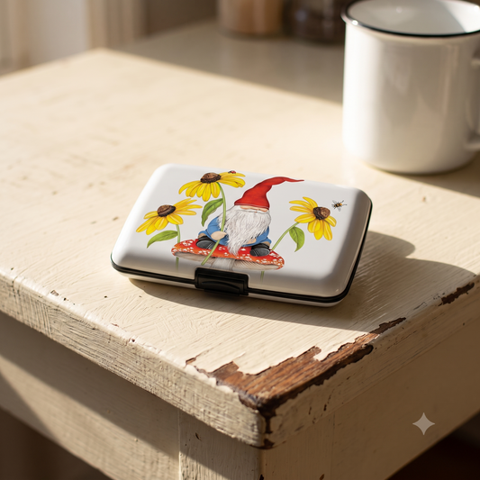 Mary Lake-Thompson Gnome & Mushroom RFID Blocking Wallet