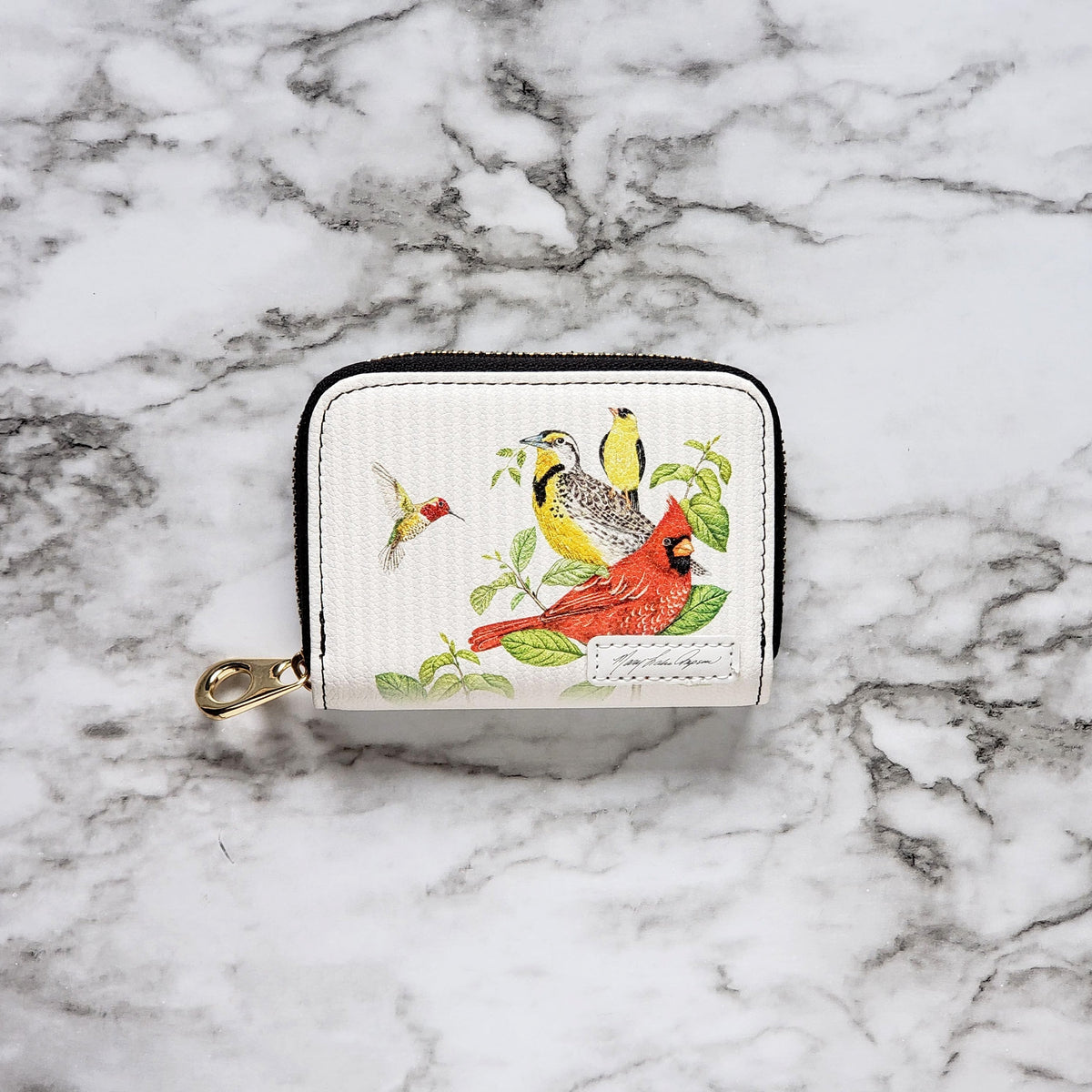 Mary Lake-Thompson Birds RFID Zipper Wallet