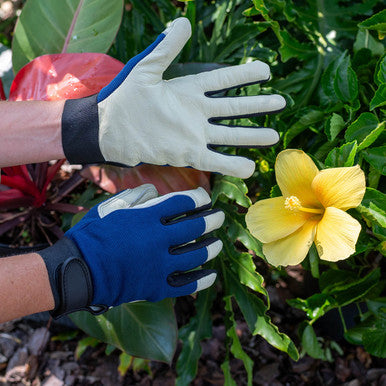 Traditions Gloves - Navy | Tough & Durable Leather Work Gloves
