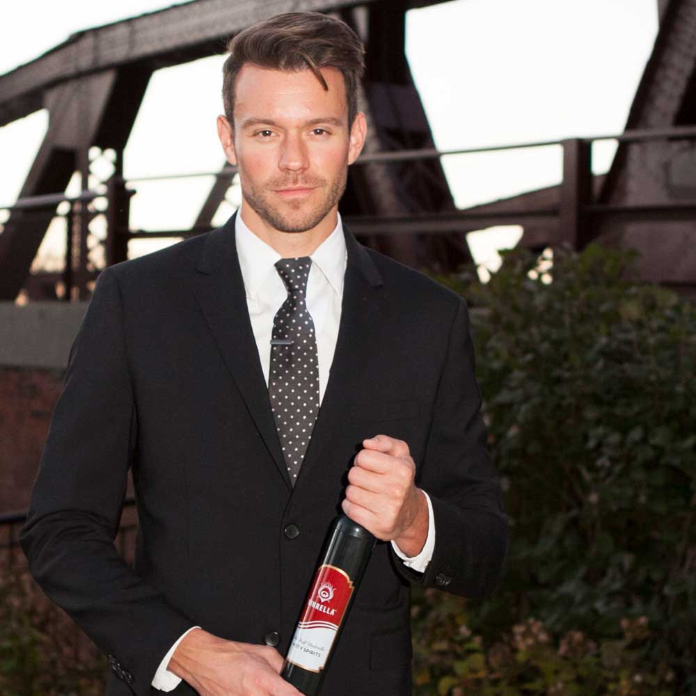 Misty Spirits Labeled Bottle Umbrella